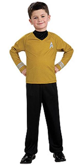 Star Trek Enterprise Crew Gold Childrens Fancy Dress Costume