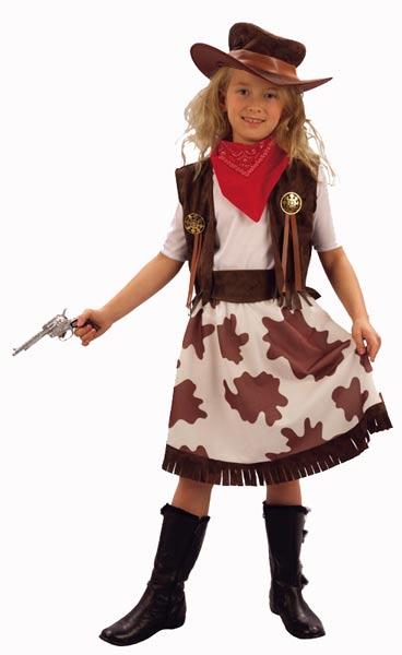 Cowgirl Girl's Fancy Dress Costume