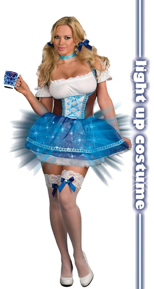 Dreamgirl Heidi Go Lightly Fancy Dress Costume
