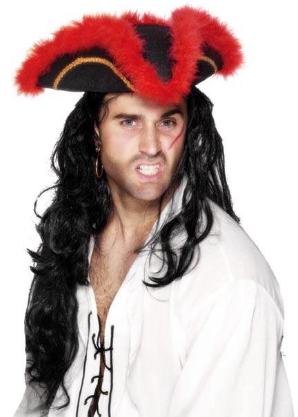 Deluxe Pirate Tricorn Hat by Smiffys 99783 available here at Karnival Costumes online party shop