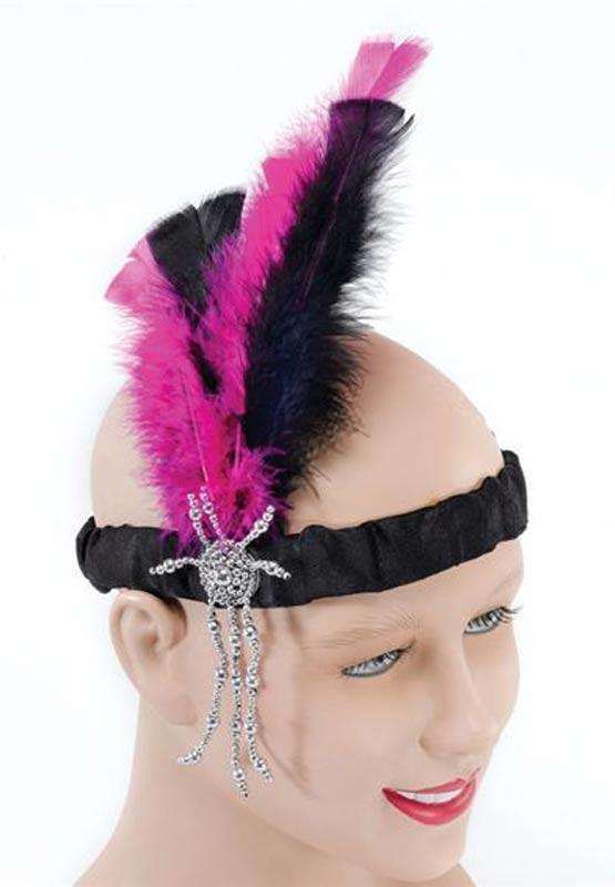 Flapper Headband - Pink