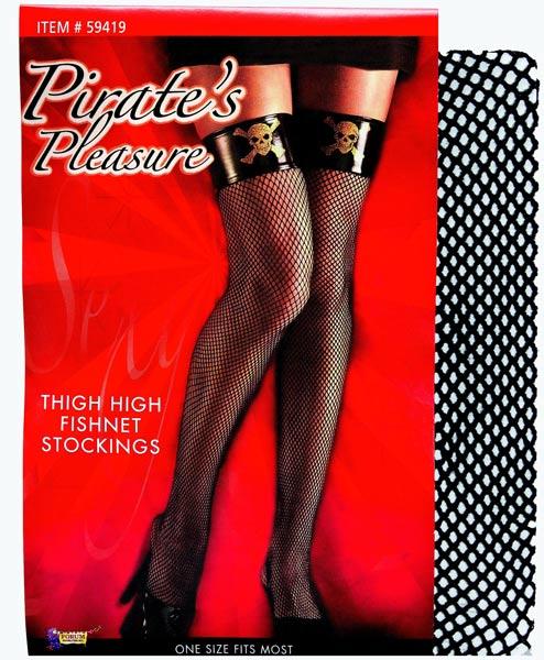 Pirate Stockings with PVC Tops