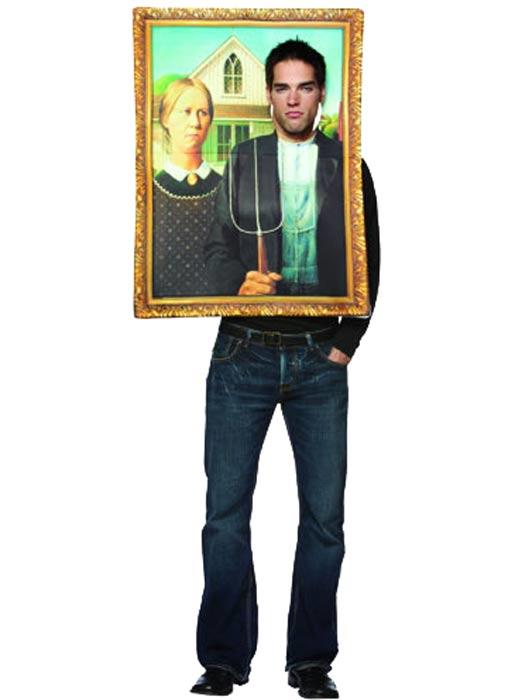 American Gothic Artwork Costume - Funny Adult Costumes