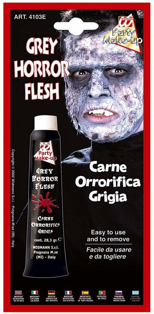 Grey theatrical flesh by Widmann 4103E for monster make-up effects. Available here at Karnival Costumes online party shop