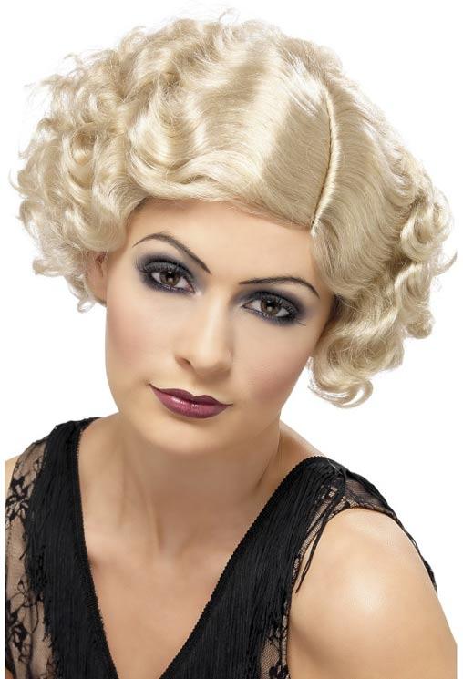 1920's Flapper Wig in Blonde - 20s Costume Wigs