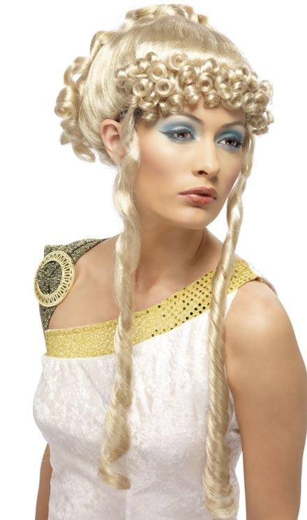 Greek Goddess Blonde Wig - Olympian Costume Wigs