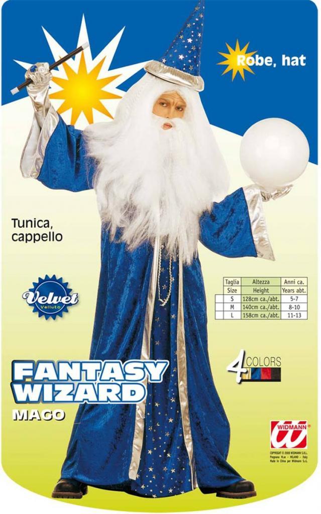 Pack Shot for Fantasy Wizard Boys Fancy Dress Costume