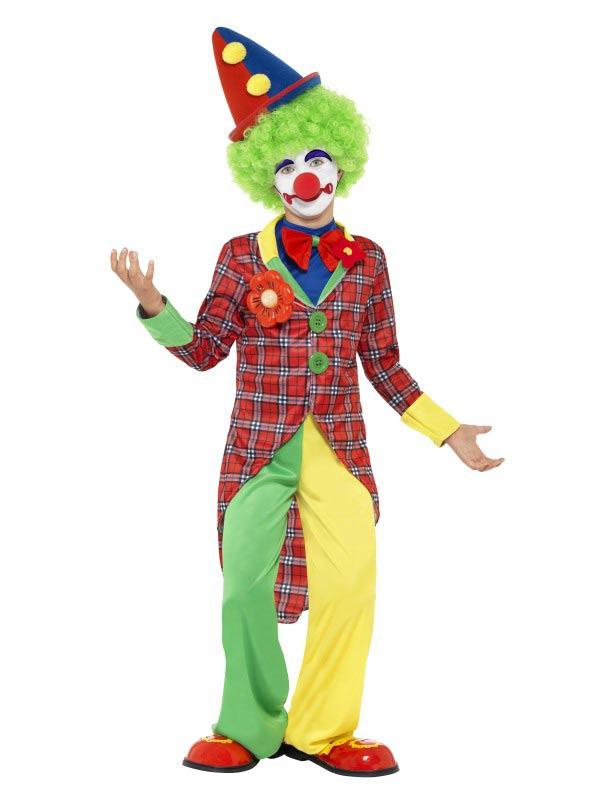 Child Circus Clown fancy dress costume for boys by Smiffy 44011 available from a collection here at Karnival Costumes online party shop
