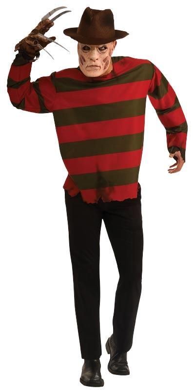 Nightmare on Elm Street Freddy Krueger Sweater and Mask Costume by Rubies 889413 available here at Karnival Costumes online party shop