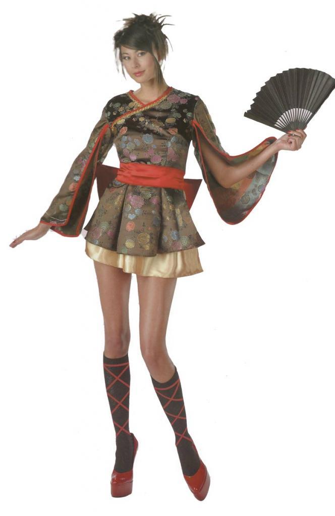 Enchanting Geisha Fancy Dress Costume from a collection of teenagers and young ladies costumes from Karnival Costumes your fancy dress specialists
