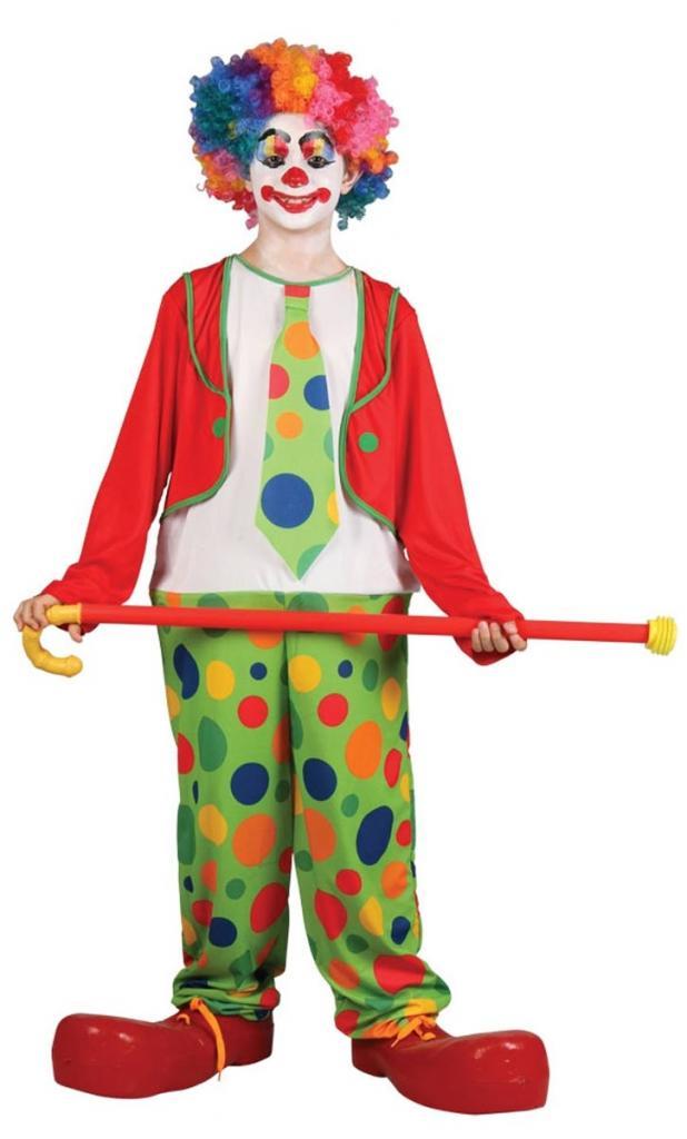 Funny Circus Clown Fancy Dress Costume for Boys from a large collection of clowning fancy dress at Karnival Costumes www.karnival-house.co.uk