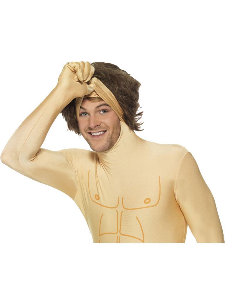 detailing for our Second Skin Baywatch Lifeguard Adult Fancy Dress Costume available at Karnival Costumes