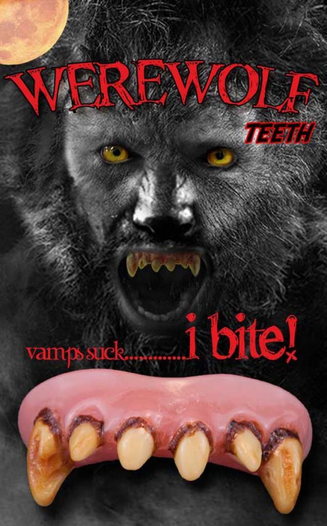 Werewolf Fangs from Billy Bob Custom Fit Teeth 10090 available at Karnival Costumes