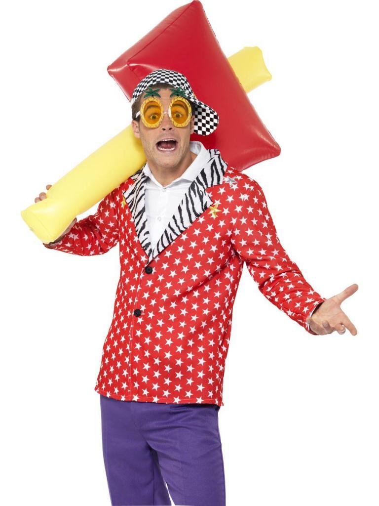 80's TV Icon Adult Fancy Dress Costume (Timmy Mallet) from Karnival Costumes