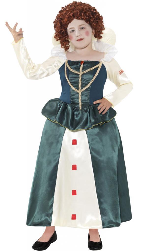 Horrible Histories Elizabeth I Fancy Dress Costume by Smiffys 27024