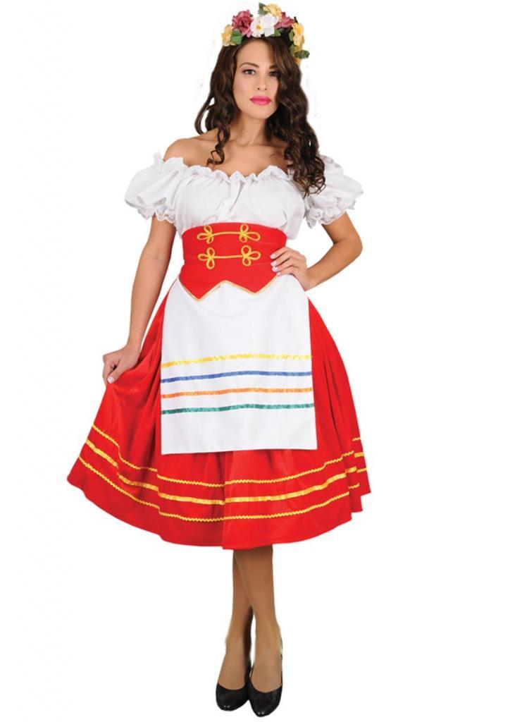Cossack Girl Adult Fancy Dress Costume by Stamco 341715 from Karnival Costumes