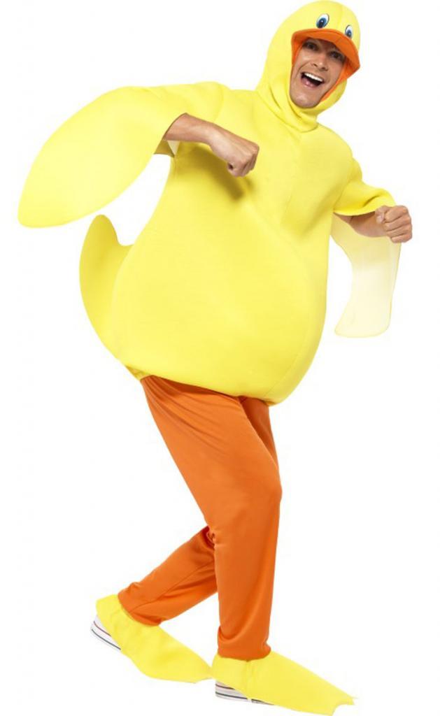 Duck Adult Fancy Dress Costume by Smiffys 43390 and available, in one-szie, from Karnival Costumes