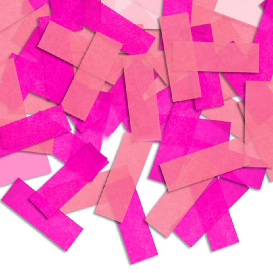 Pink and Hot Pink Pinata Confetti TISS84 slow fluttering confetti pies available form Karnival Costumes