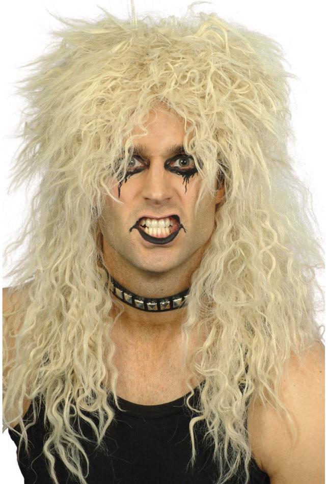 Hard Rocker Blonde Wig with Tousled Style by Smiffy 42179 and available from a massive collection of character wigs at Karnival Costumes