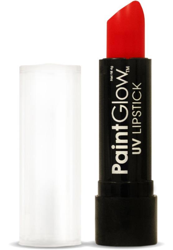 PaintGlow UV Lipstick in Neon Red from a selection of UV products at Karnival Costumes online party shop