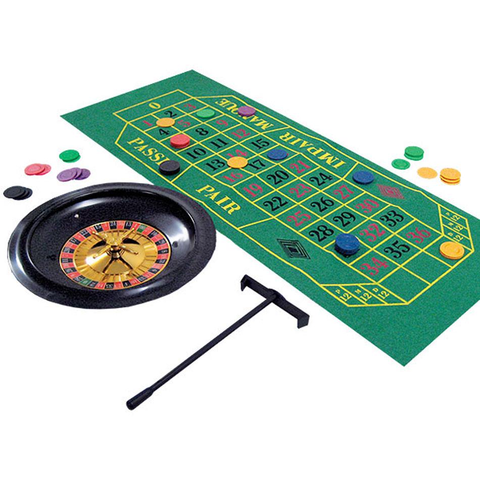 Complete Casino Roulette Set home version by Amscan 255579 available from Karnival Costumes online party shop