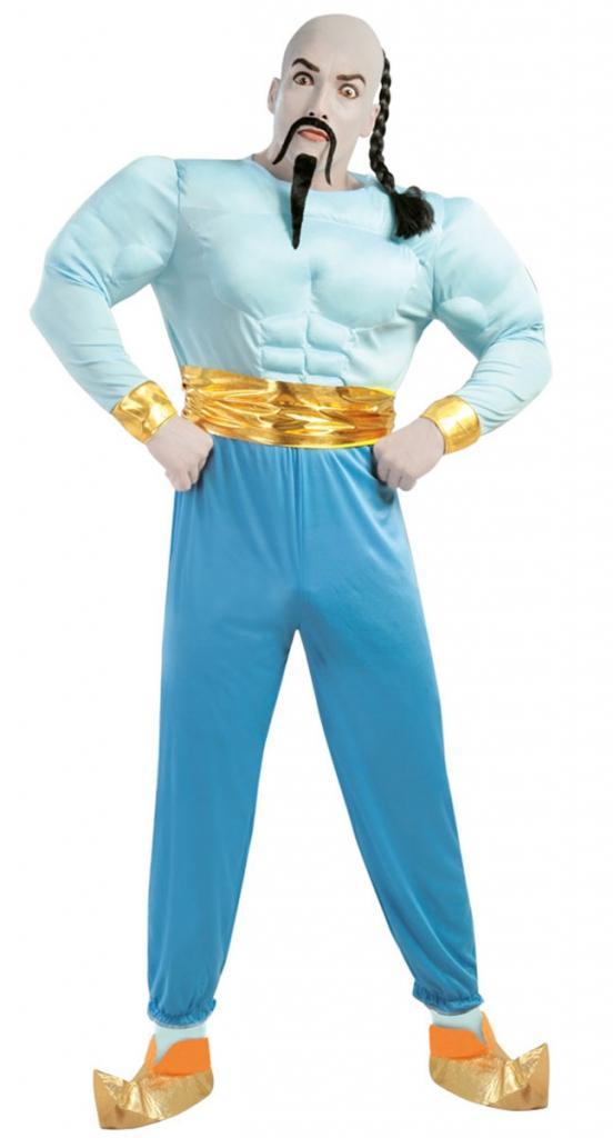Muscle Chest Genie Adult Fancy Dress Costume by Guirca 80728 and available in one-size from Karnival Costumes online party shop