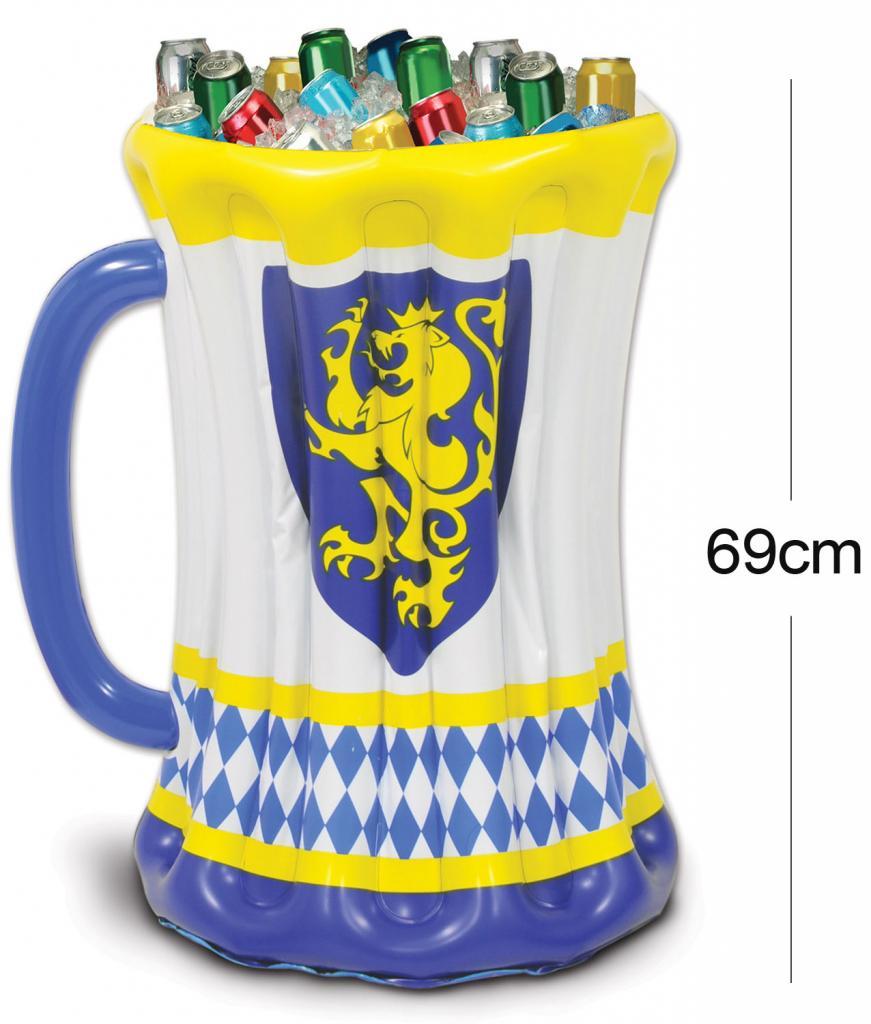 Inflatable Beer Stein Cooler for Oktoberfest by Beistle 54079 available from Karnival Costumes online Oktoberfest party shop