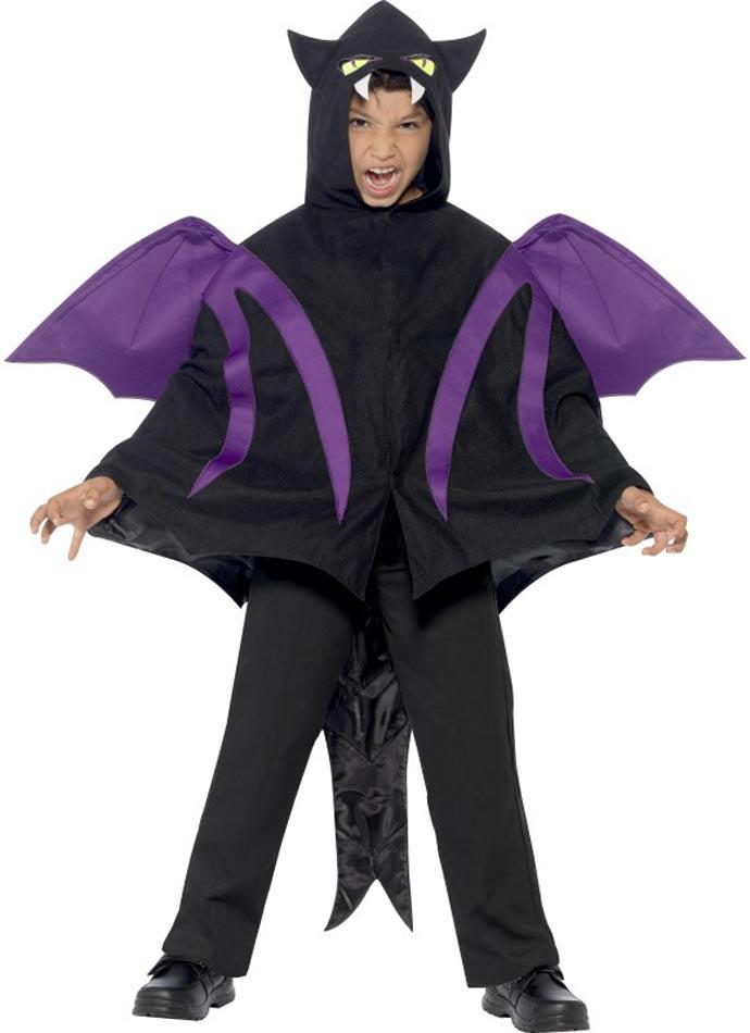 Children's Hooded Creature Cape with Wings and Tail by Smiffys 44323 available here at Karnival Costumes online party shop