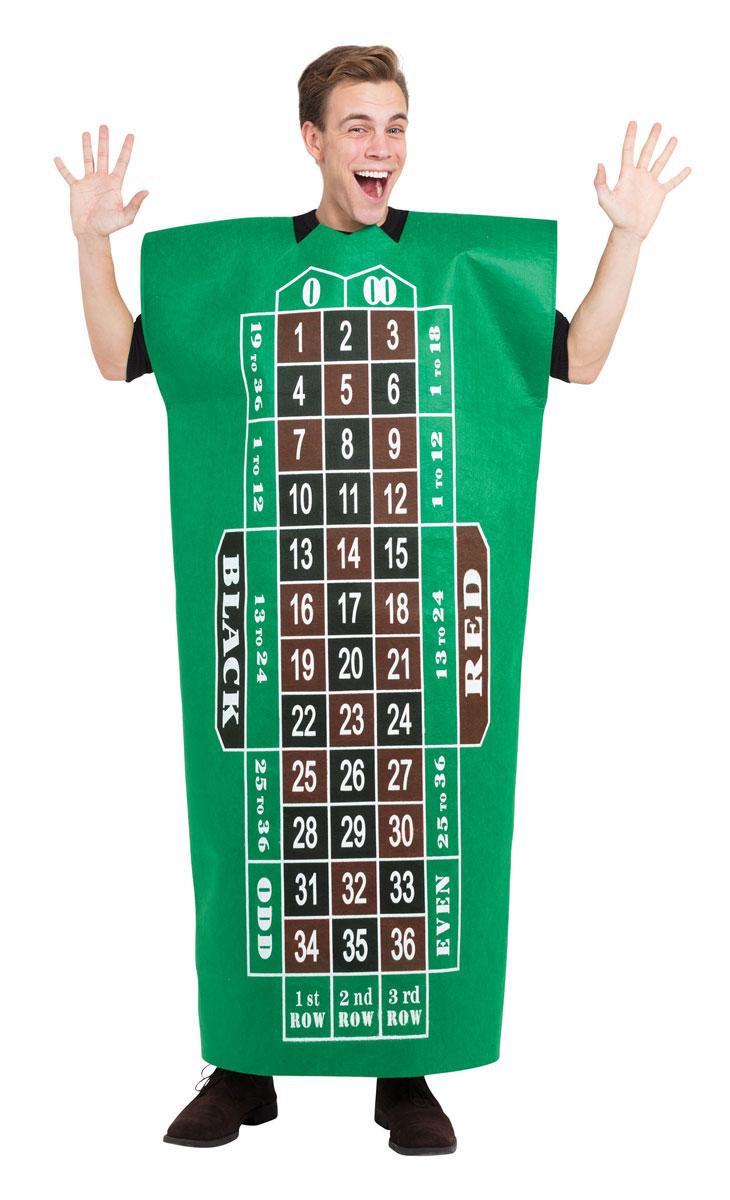 Roulette Table Costume Casino Fancy Dress by Bristol Novelty AF023 available here at Karnival Costumes online party shop