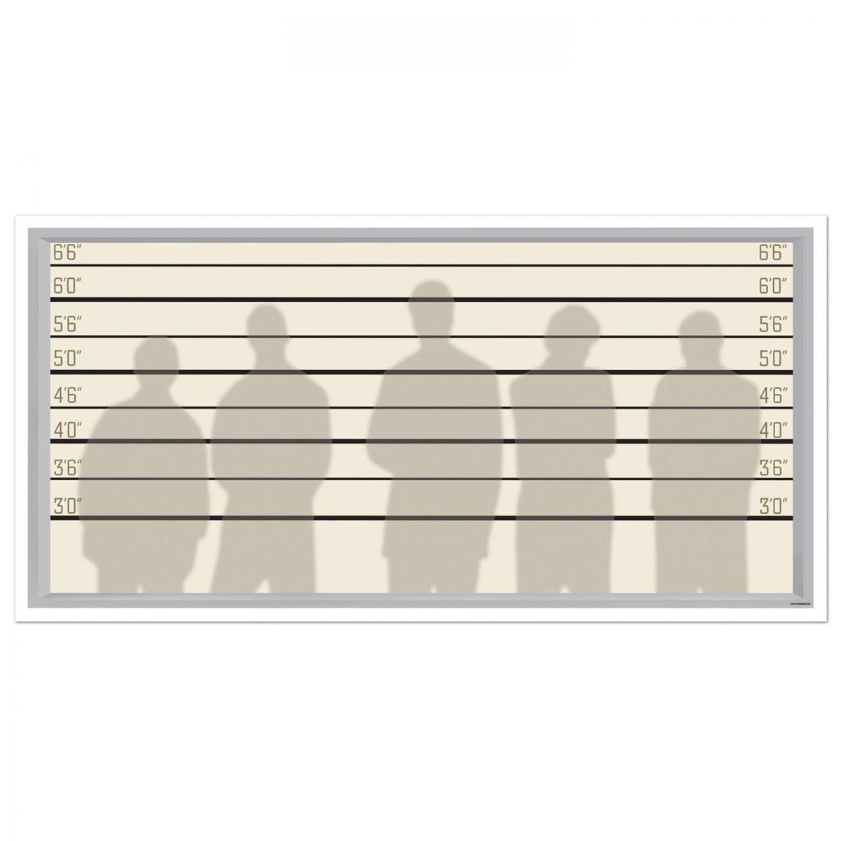 Crime Scene PSI Lineup Background by Beistle 52305 available here at Karnival Costumes online party shop