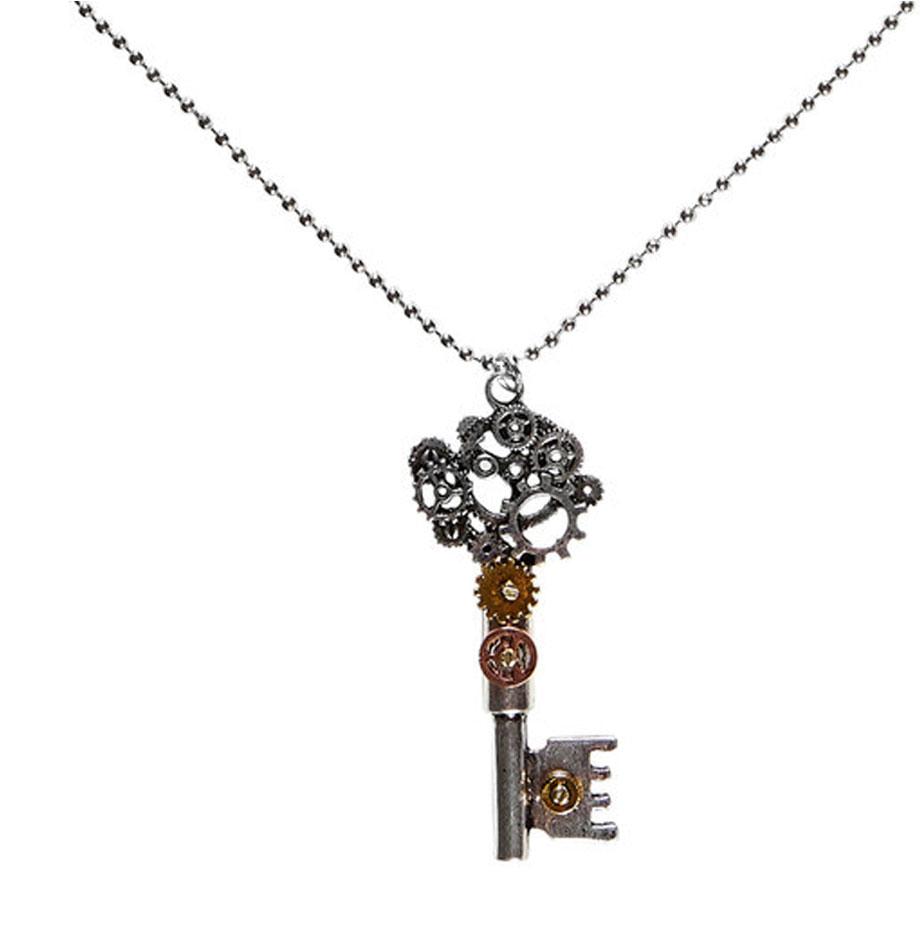 Steampunk Key Necklace by Widmann 01782 available in the UK here at Karnival Costumes online party shop
