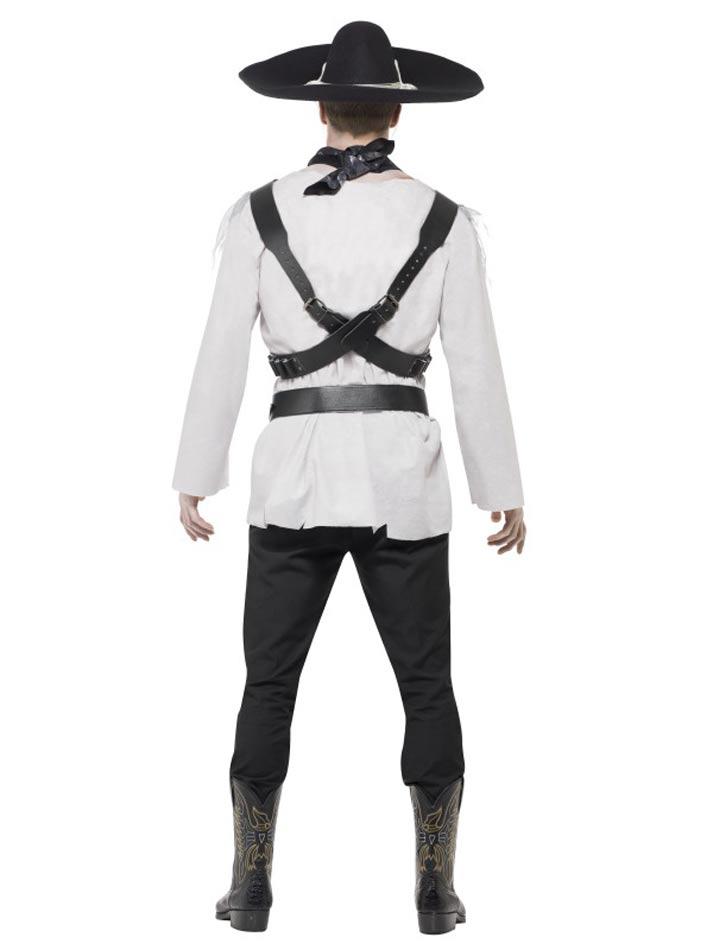Adult's Ghost Town Mexican Bandit Halloween Costume  by Smiffy 29530 available here at Karnival Costumes online party shop