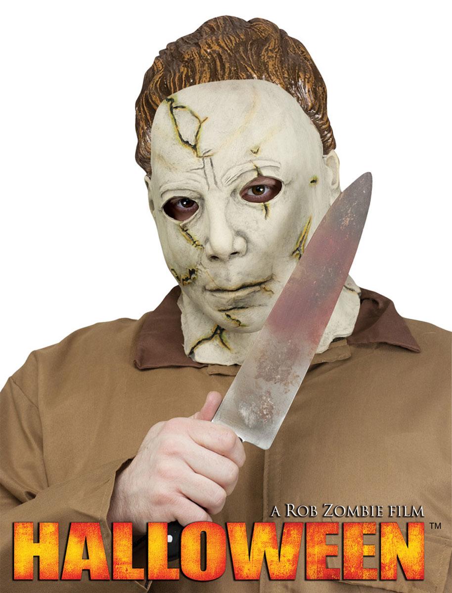 Michael Myers Mask and Knife Set by Fun World 93379 available in the UK here at Karnival Costumes online party shop