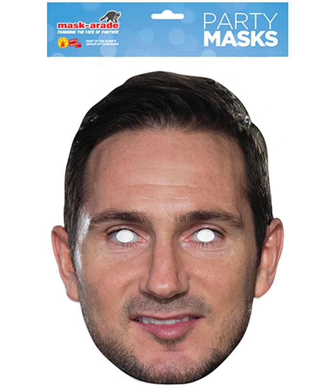 Frank Lampard Football Club Manager Face Mask by Mask-erade FLAMP02 available here at Karnival Costumes online party shop
