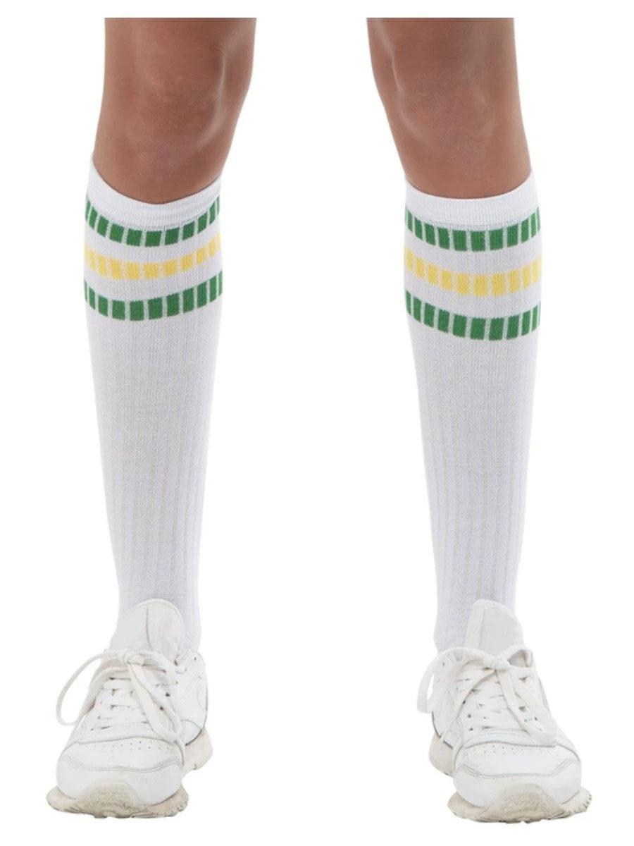 80s Sports Socks by Smiffys 11955 available here at Karnival Costumes online party shop