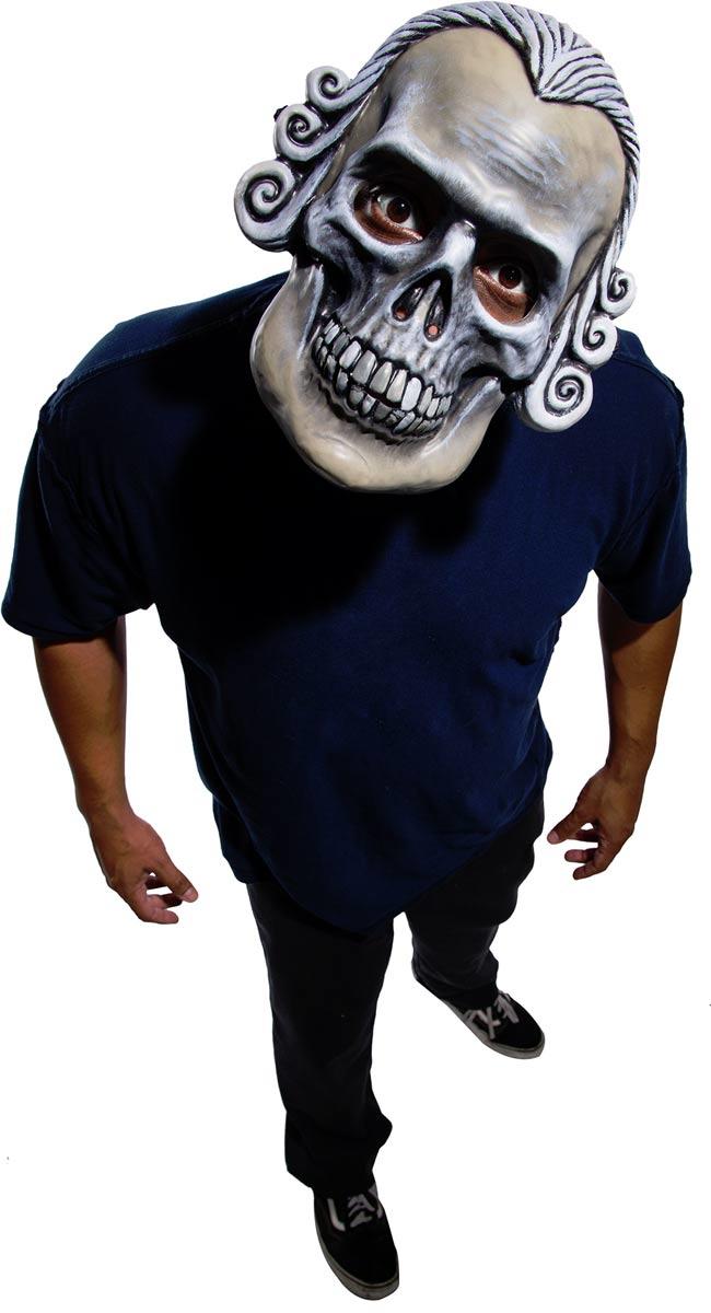 Deluxe July 4th Independence Day Founding Father Mask by Bristol Novelties BM571 available here at Karnival Costumes online party shop