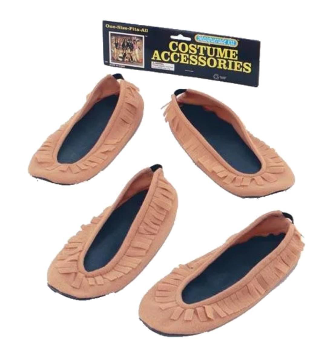 Adult Indian Shoes by Bristol Novelties BA8434 from a selection of wild west costume accessories  available here at Karnival Costumes online party shop