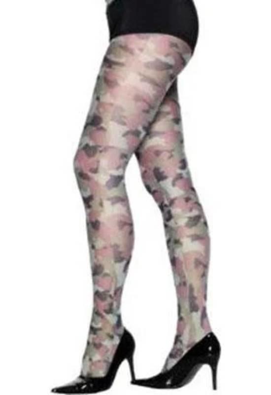 Camouflage Tights by Smiffys 26785 available here at Karnival Costumes online party shop