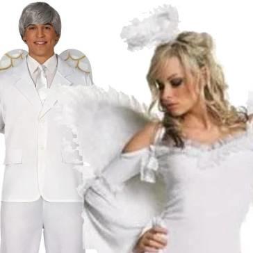 Heavenly Angel fancy dress costumes for men and women available here at Karnival Costumes online party shop