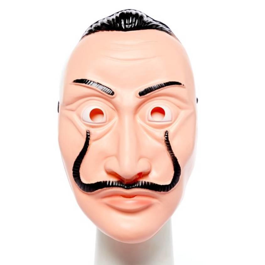 Salvador Dali Face Mask for Money Heist Costumes by Guirca 2092 available here at Karnival Costumes online party shop