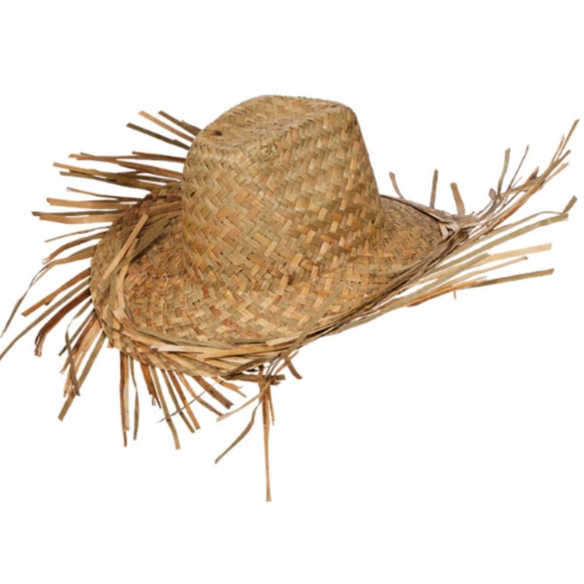 Beachcomber straw hat for luaus and summer parties AC-9156 available here at Karnival Costumes online party shop