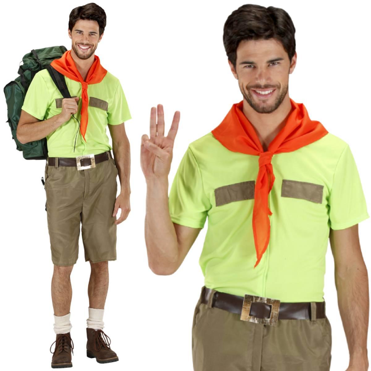 Extra Large Boy Scout costume by Widmann 7608B available here at Karnival Costumes online party shop