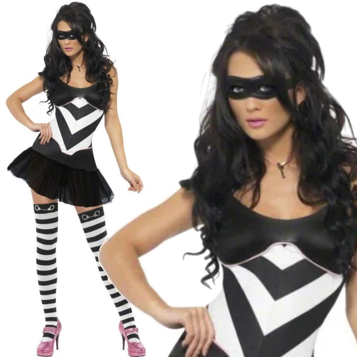Asking For Trouble Prisoner Costume by Smiffys  20891 available here at Karnival Costumes online party shop