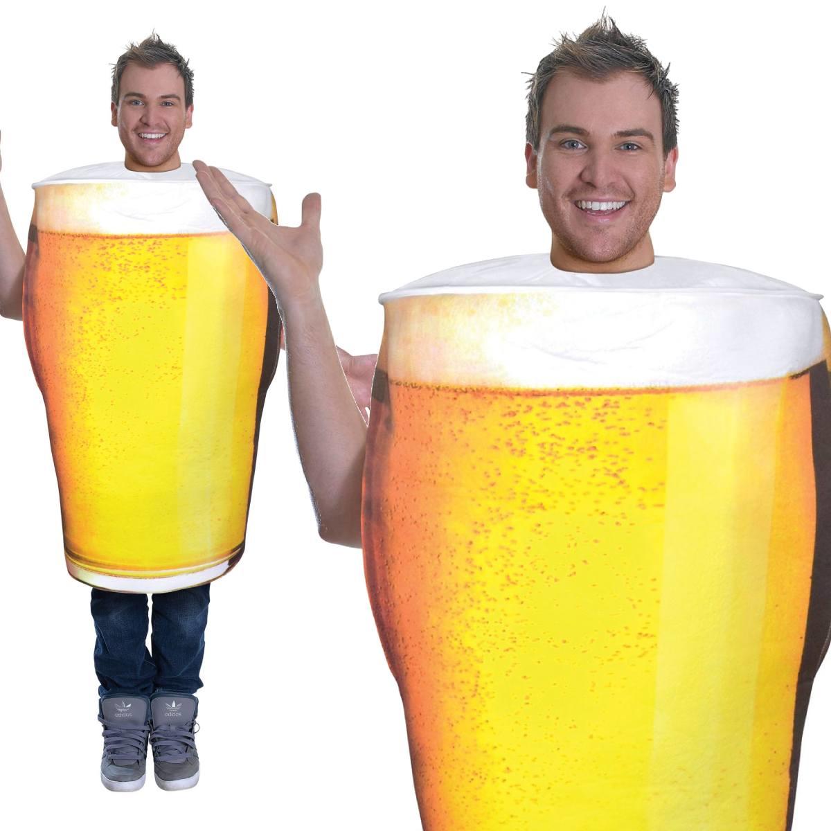 Comical Pint of Beer Costume for Adults by Bristol Novelties AC779 available from Karnival Costumes online party shop