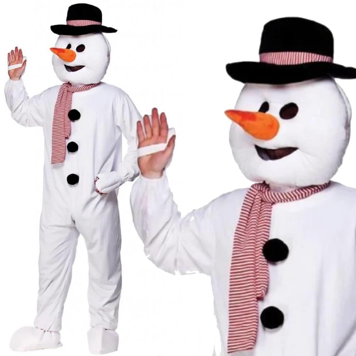 Winter Snowman Mascot Costume by Wicked MA-8558 available here at Karnival Costumes online Christmas party shop