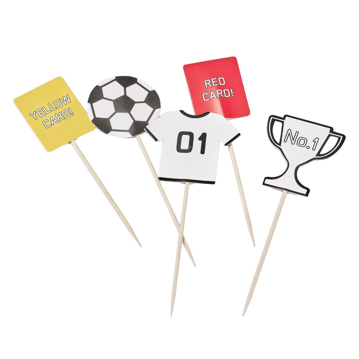 Football Cupcake Toppers And Picks Pcs By Ginger Ray Ft