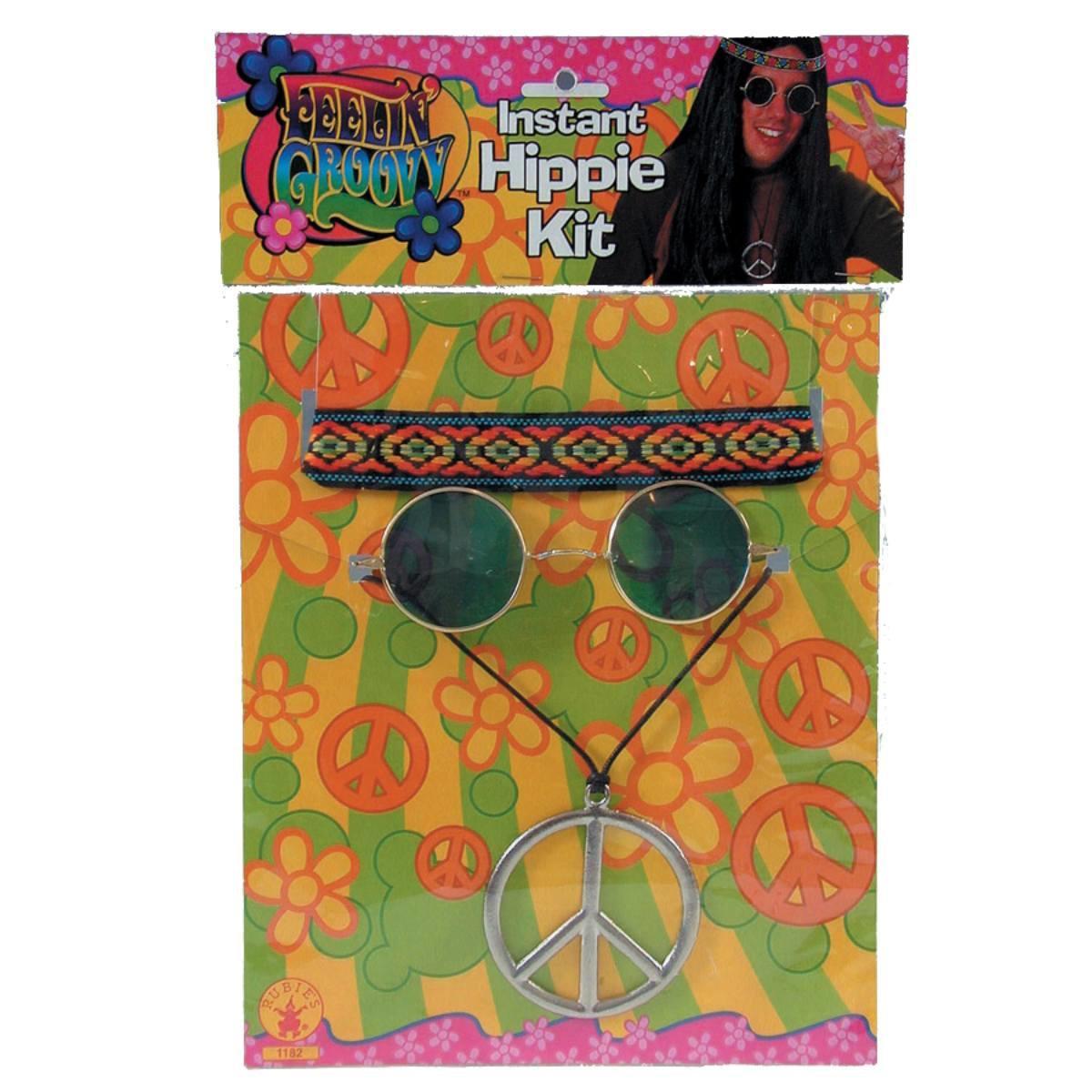Feelin' Groovy Kit - Male costume accessory kit by Rubies 1182 available here at Karnival Costumes online party shop