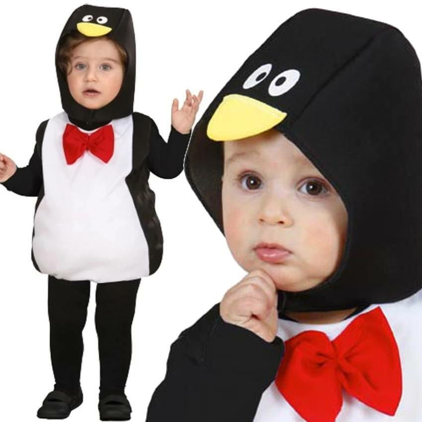 Little kiddie's baby penguin fancy dress costume by Widmann 1895E available here at Karnival Costumes online party shop