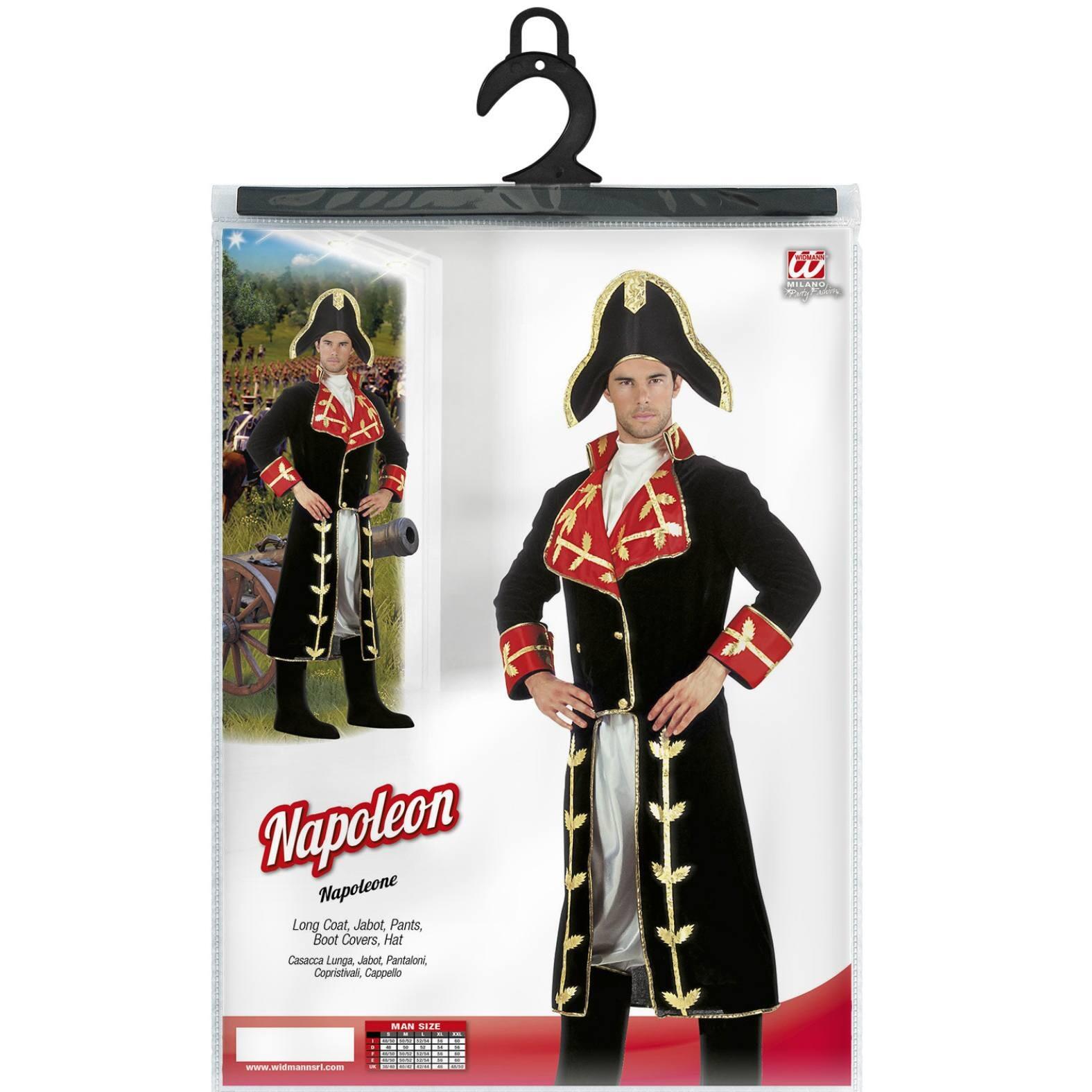 Napoleon Fancy Dress Costume for Men by Widmann 3766 | Karnival Costumes