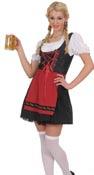 Bavarian Beer Maid costume by Widmann 7261 available here at Karnival Costumes online party shop